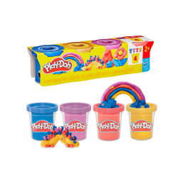 Hasbro- Playdoh Shimmery Metallics 4 Pk